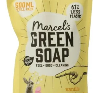 Marcel's Green Soap Douchegel Navulling - Vanille & Kersenbloesem - 500ml