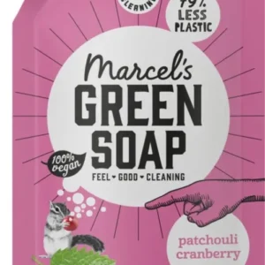 Marcel's Green Soap -Handzeep - Patchouli & Cranberry Navul Stazak 500 ml
