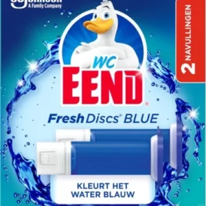 WC Eend Wc-Eend Fresh Discs Navulling Duo Coloring Blue 72 ml