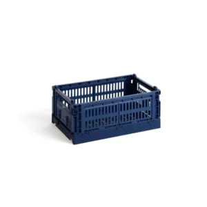 Colour crate S, dark blue von HAY