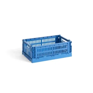 Colour crate S, electric blue von HAY