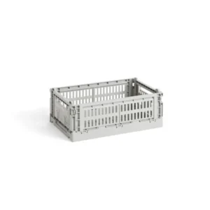 Colour crate S, light grey von HAY