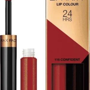 Lipfinity - 115 Confident Glanzend - Lipcolour - Verpakking beschadigd