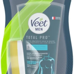 Veet - Ontharingscreme - Man - Gevoelige Huid - In Shower - 150 ml - Beschadigde Verpakking