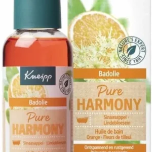 Kneipp Pure Harmony Badolie - Oranje lindebloesem - 100 ml - Verpakking beschadigd