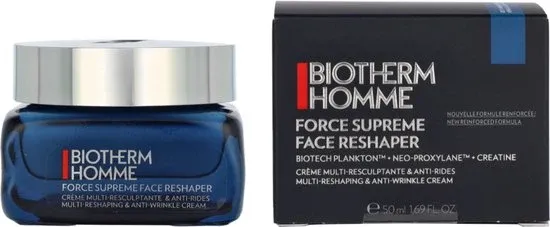 Biotherm Homme Force Supreme Face Reshaper - Voor mannen - Anti Aging Gezichtscrème - Pro-Xylane - Creatine - 50ml - Verpakking beschadigd