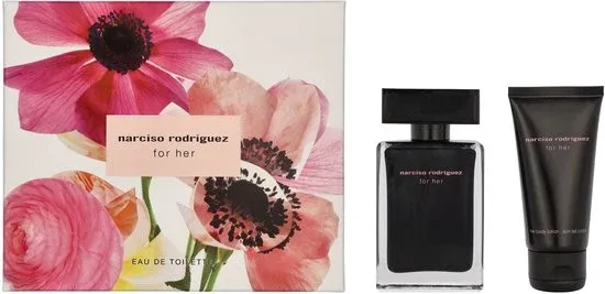 Narciso Rodriguez For Her Gift Set 50ml Eau de Toilette + 50ml body Lotion - Verpakking beschadigd