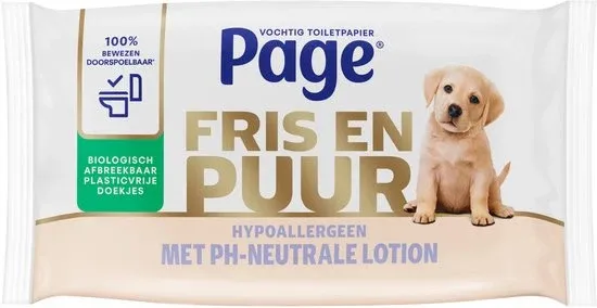 Page Vochtig Toiletpapier Puur 38 stuks