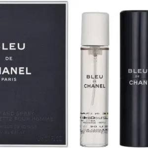 Chanel Bleu de Chanel Twist and Spray - 3 x 20 ml - eau de toilette - 1 hervulbare spray + 2 navullingen - Beschadigde Verpakking