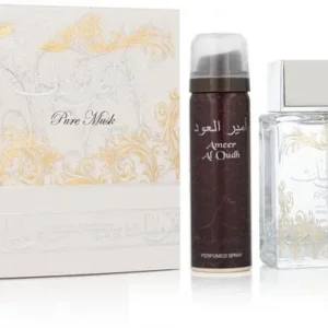 Lattafa Pure Muskus Eau de parfum 100 ml + 50 ml Deo Spray - Beschadigde Verpakking
