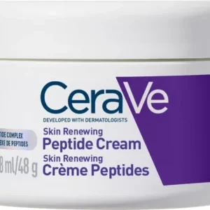 CeraVe Skin Renewing Peptide Crème - Geschikt voor een gevoelige huid - Met Peptide Complex en Ceramiden - 48g