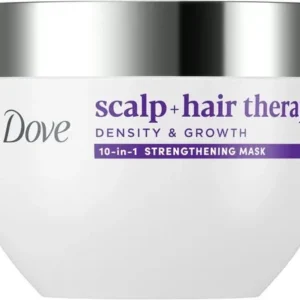 DOVE Scalp + Hair Therapy Haarmasker - Density & Growth¹ - 10-in-1 haarverzorging voor sterker haar - 270 ml