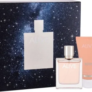 Hugo Boss Alive geschenkset - 50ml eau de parfum + 75ml bodylotion - Verpakking beschadigd