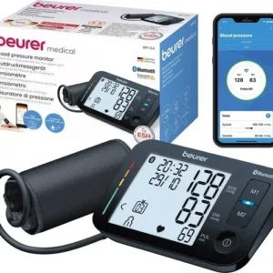Beurer BM 54 Bluetooth Bloeddrukmeter bovenarm - Smart - XL Display - Manchet tot 44 cm - Beschadigde verpakking