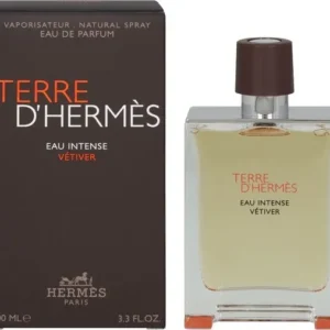 Hermes Terre d'Hermès Eau Intense Vétiver 100 ml - Eau de Parfum - Herenparfum - Beschadigde Verpakking