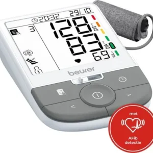 Beurer BM 53 Bloeddrukmeter Bovenarm Premium - Met AFIB detectie - - Met XL Display - Inc. Manchet (22 - 42 cm)