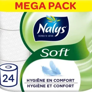 Nalys Toiletpapier Soft Maxi 2-laags - 24 Rollen