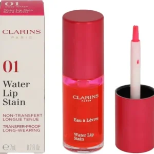 Clarins Water Lip Stain Lipgloss 7 ml - 01 Rose Water