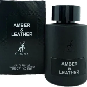 Alhambra Amber & Leather - Edp - Ombre Leather - 100 ML- Verpakking beschadigd