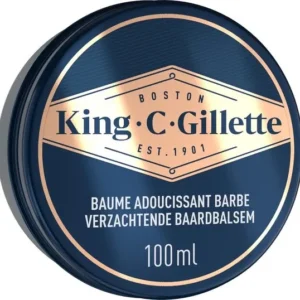 King C. Gillette Balsem - Voor Een Zachte Baard - Voor Mannen - 100 ml - beschadigde verpakking - deuk in het blik