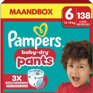 Pampers Baby-Dry Pants - Maat 6 (14kg-19kg) - 138 Luierbroekjes