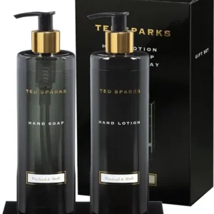 Ted Sparks - Handverzorging Geschenkset - Handzeep & Handlotion - Patchouli & Musk