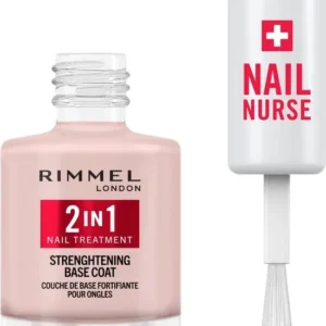 Rimmel London nagelverzorging 2 in 1 Base Coat & Strengthener, 12 ml