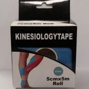 Kinesiologytape 5 cm Breed x 5 Meter lang Kleur Blauw