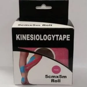 Kinesiologytape 5 cm Breed x 5 Meter lang Kleur Roze