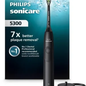 Philips Sonicare 5300 Series - Elektrische Tandenborstel - Zwart - Wittere tanden - HX7101/01 - Verpakking beschadigd