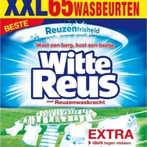 Witte Reus Waspoeder - Witte Was - Voordeelverpakking 65 wasbeurten