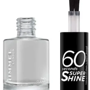 Rimmel 60 Sec Nail Polish Lacquer 8 ML - 740 Clear