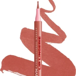 NYX Professional Make Up Lip Lingerie Lip Liner Stain - Naadloze lipdefinitie - Veelzijdige balpen-applicator met zachte viltpunt - After Hours- Verpakking beschadigd