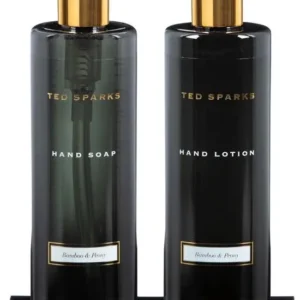 Ted Sparks - Handverzorging Geschenkset - Handzeep & Handlotion - Bamboo & Peony - Verpakking beschadigd