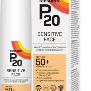 P20 Sensitive Face SPF 50+ - Zonnebrand crème voor gevoelige gezicht - 50 g - Verpakking beschadigd