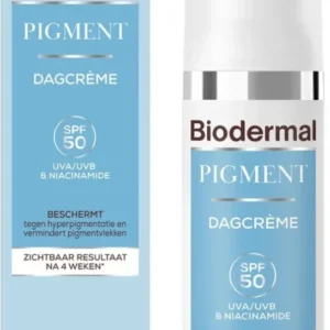 Biodermal Pigment Dagcrème - SPF 50 - Pigmentvlekken creme - 50 ml