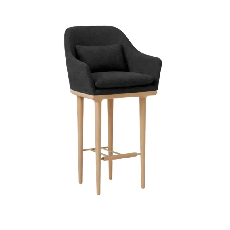 Lunar Barhocker, Eiche, Hallingdal 180 CMHR Gold von Stellar Works
