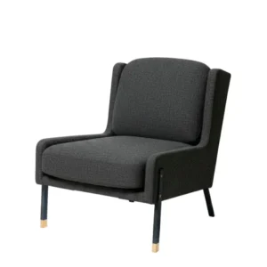 Blink Lounge Chair Main Line Flax 28 Schwarz Sand/Gold von Stellar Works