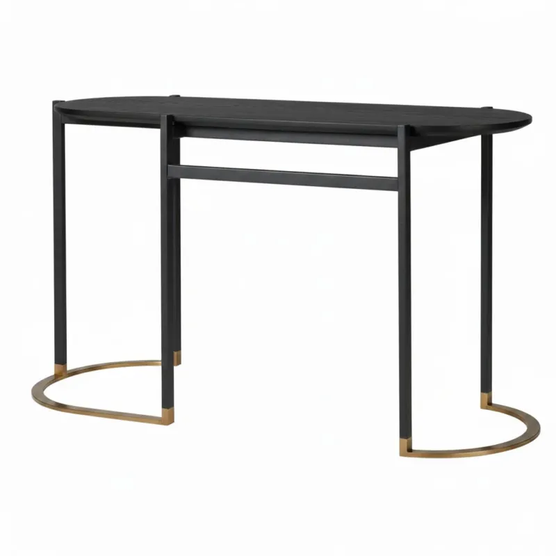 Blink Console Oak black Black sand/gold von Stellar Works