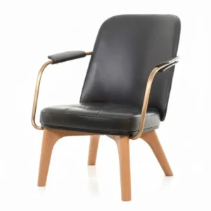 Utility Lounge Chair Eiche natur Camo Sierra Schwarz von Stellar Works