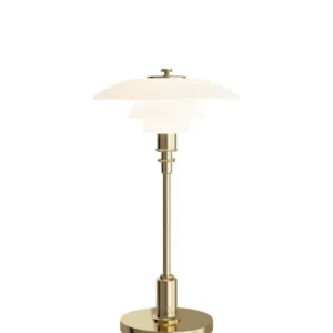 PH 2/1 Portable Tischleuchte, Messing von Louis Poulsen