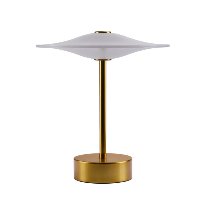 Sinus 22 Portable Tischleuchte, Messing von Piet Hein