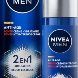NIVEA MEN - Anti-Age - 2 in 1 Power - Hydraterende Crème - SPF 30 - 50ml
