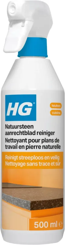 HG aanrechtbladreiniger - Natuursteen - Keukenreiniger - 500ml