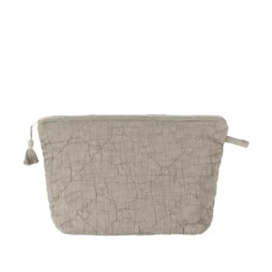Kulturtasche gesteppt, ash grey von Ib Laursen