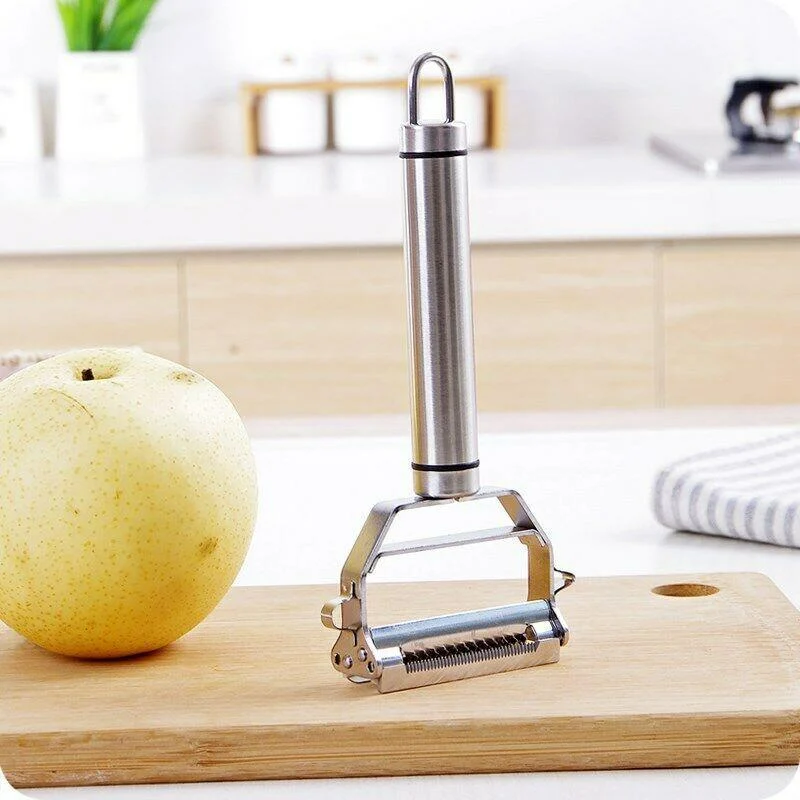 Professional Kitchen Peeler Dual Blade Stainless Steel Design - Product showcase