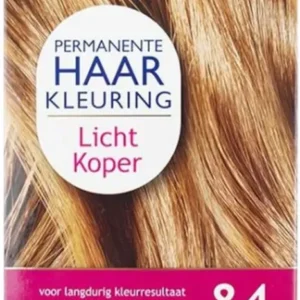 Idyl Permanente Haarkleuring Licht Koper 8.4 - Set van 3