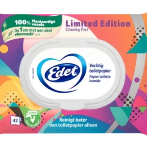 Edet Cheeky flirt vochtig toiletpapier - 42stuks