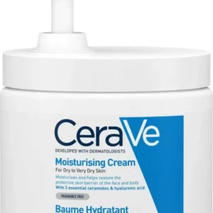 CeraVe - Moisturizing Cream - voor droge tot zeer droge huid - met pomp - 454g