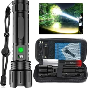 Taschenlampe mit 100.000 Lumen – Outdoor & Camping